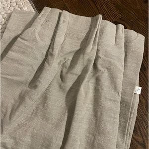 Restoration Hardware Perennial Texture French Pleated Draperies- 96” length